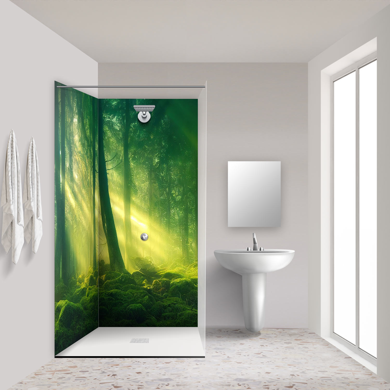 Duschrückwand - individuelles Design